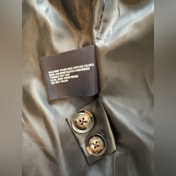 NWOT - XXL London Fog Black Trench Coat - Picture 11 of 11